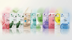 アヌアの各種シートマスクを白背景に見やすく並べた比較一覧イメージ