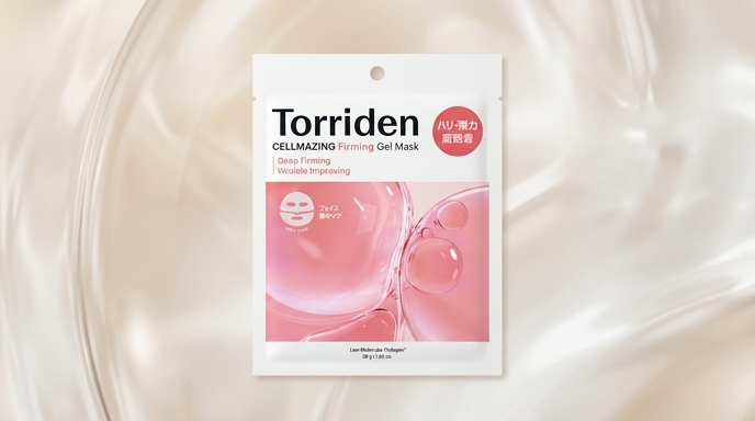 トリデンのコラーゲンゲルマスクの外観がわかるイメージ画像