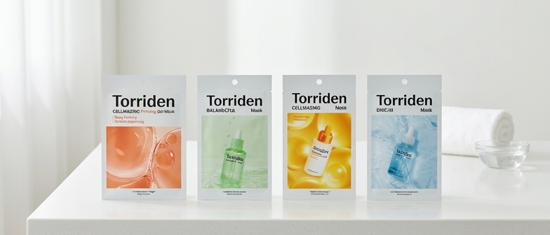 洗顔後にパックを使う順番をイメージしやすい横長画像