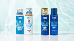 肌ラボ白潤と白潤プレミアムの4アイテムを2 समूहで見せる比較アイキャッチ