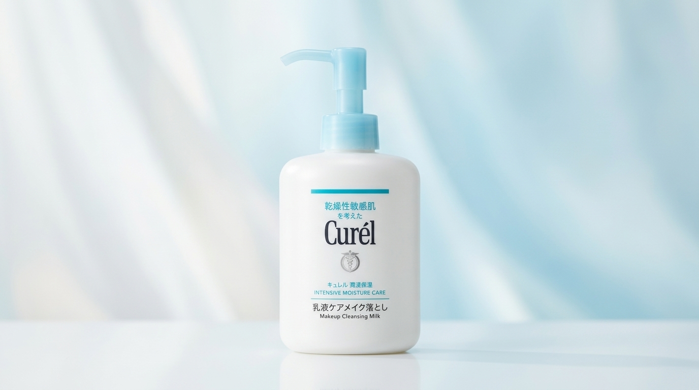 キュレル乳液ケアメイク落としの実商品イメージ